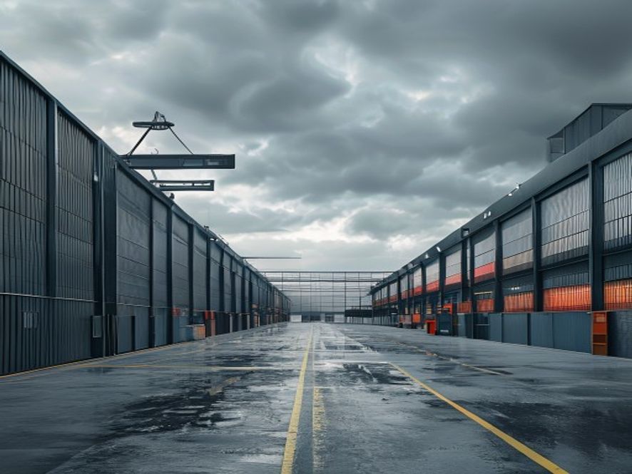 Industrial and warehouse security fencing