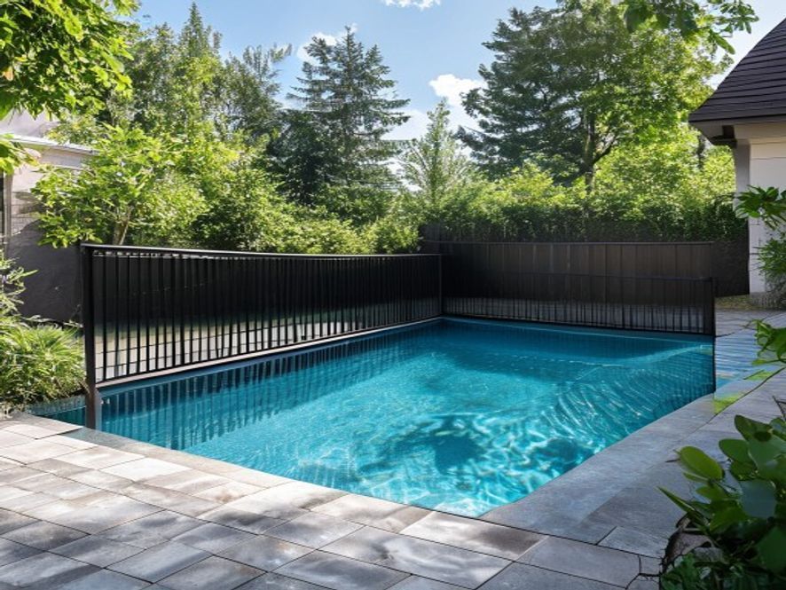 Aluminum pool safety enclosure